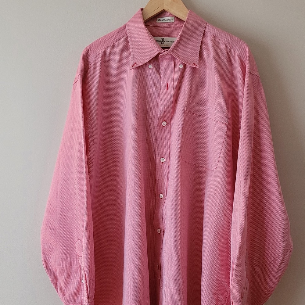 Pink Fairway and Greene Golf Button down shirt XL